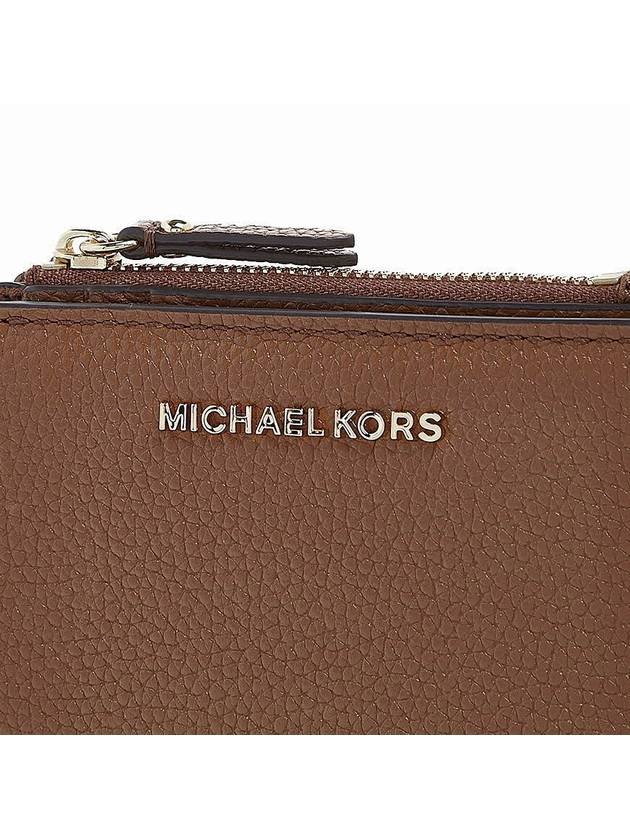 Logo Jet Set Half Wallet Brown - MICHAEL KORS - BALAAN 7