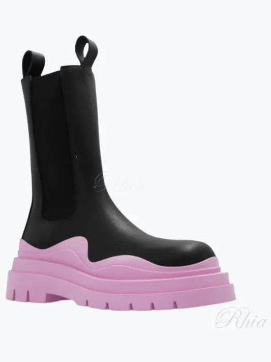 Tire Chelsea Boots Black Pink - BOTTEGA VENETA - BALAAN 2