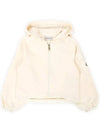 Kids Pocket Wappen Patch Hood Zip up Ivory 8G00020 809AG 050 8 10A - MONCLER - BALAAN 3