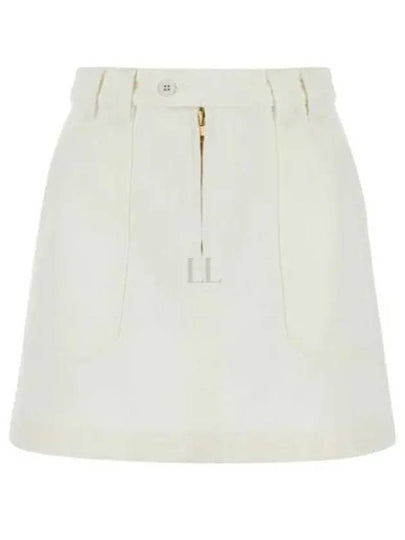 Sarah Short A-line Skirt White - A.P.C. - BALAAN 2