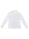 Cool ribbed collar long sleeve t-shirtwhite - BUTTONPLAY - BALAAN 2