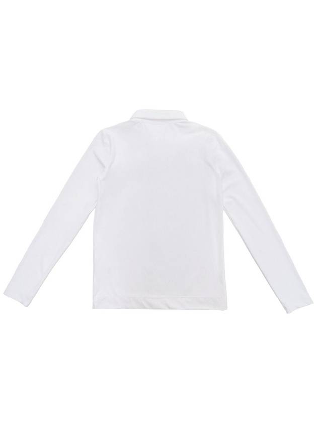 Cool ribbed collar long sleeve t-shirtwhite - BUTTONPLAY - BALAAN 2