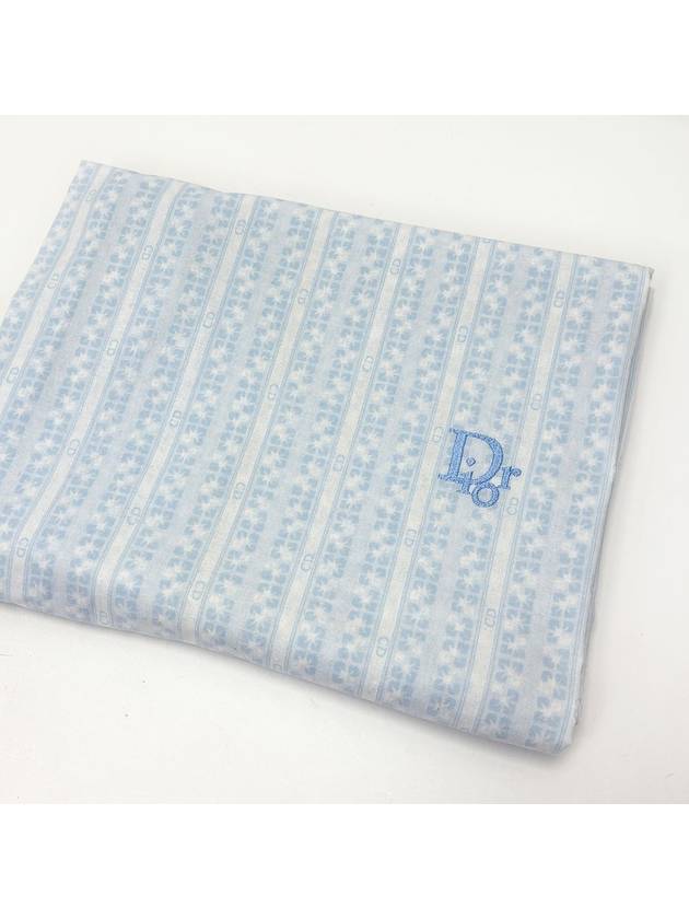 Oblique baby blue blanket bedding 4VDIEZ31874 - DIOR - BALAAN 3