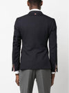 Plain Weave Suiting 4 Bar Classic Sport Jacket Dark Blue - THOM BROWNE - BALAAN 5