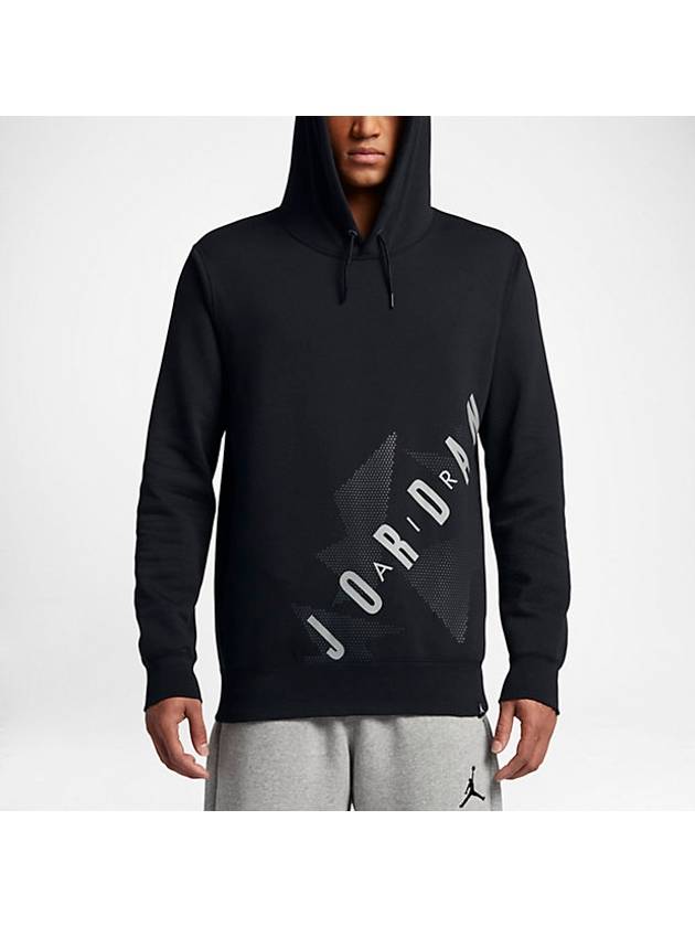 01833922010JordanAir Jordan 6 Fleece Hooded TshirtBlack - NIKE - BALAAN 19