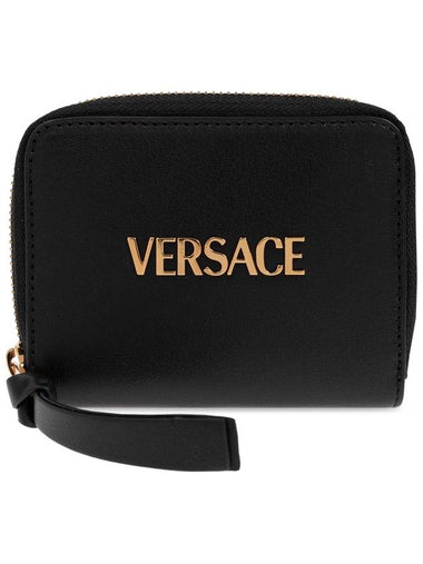 Versace Leather Wallet, Women's, Black - VERSACE - BALAAN 1