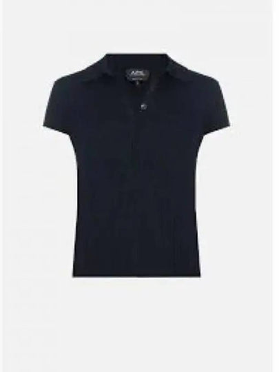 Jess Cotton Polo Shirt Navy - A.P.C. - BALAAN 2