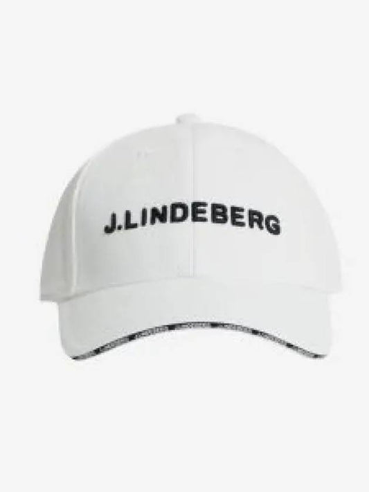 Hennric Embroidered Logo Ball Cap White - J.LINDEBERG - BALAAN 2