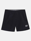 CP COMPANY Men's Logo Patch Swim Shorts Black 12CMBW005A 005991G 999 - CP COMPANY - BALAAN