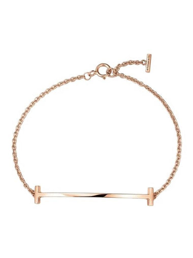 Women's T Smile Bracelet Rose Gold - TIFFANY & CO. - BALAAN 1