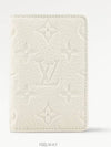 Pocket Organizer Monogram Taurillon Leather Card Wallet White - LOUIS VUITTON - BALAAN 2