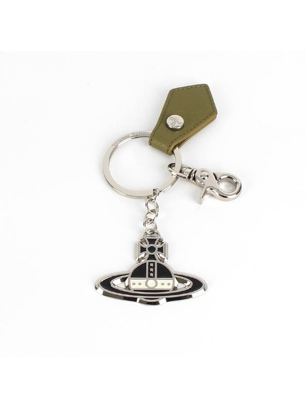 ORB Saffiano Key Holder Green - VIVIENNE WESTWOOD - BALAAN 2