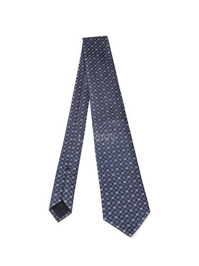 GG Dot Pattern Silk Tie Navy - GUCCI - BALAAN 2