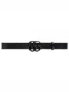 GG Marmont Thin Belt Black - GUCCI - BALAAN 2