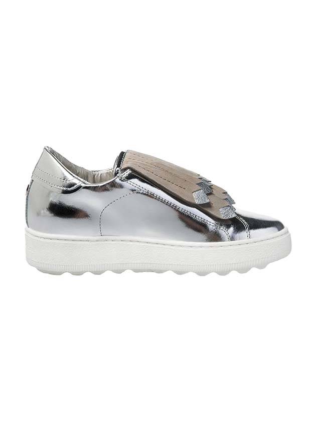 Women's Fringe Low Top Sneakers Silver - PHILIPPE MODEL - BALAAN 1