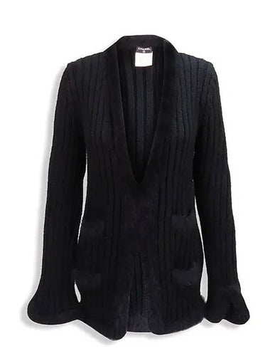 Smith Market Used Luxury Angora Cardigan Women s Clothing - CHANEL - BALAAN 1