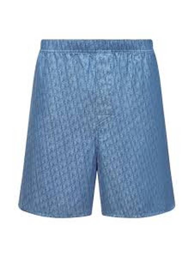 Oblique Shorts Blue - DIOR - BALAAN 1