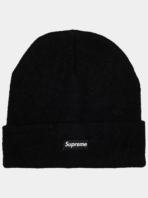 Mohair Beanie Hat Black FW24BN62 - SUPREME - BALAAN 1