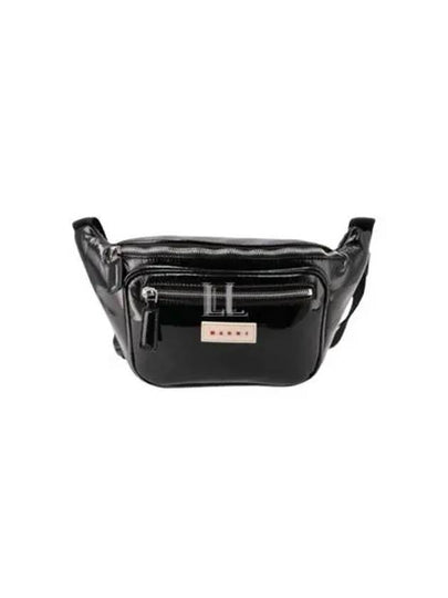 Logo Patent Belt Bag Black - MARNI - BALAAN 2