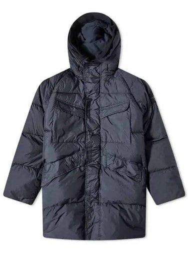 Wappen Patch Crinkle Reps Long Padding Navy - STONE ISLAND - BALAAN 1