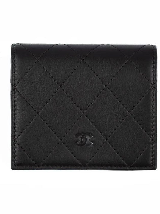 Classic Snap Half Wallet Black AP3817 B15615 94305 - CHANEL - BALAAN 1