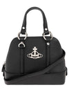 Jordan Small Grain Leather Cross Bag Black - VIVIENNE WESTWOOD - BALAAN 1