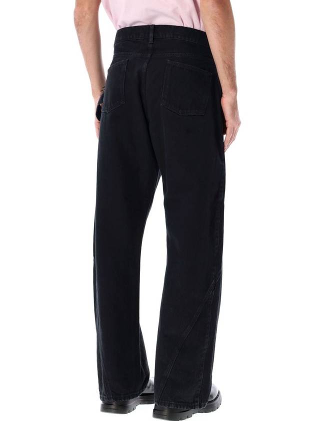 JW Anderson Cotton Twisted Workwear Denim Pants - JW ANDERSON - BALAAN 2