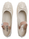 Patent Leather Ballerinas Beige - MIU MIU - BALAAN 7