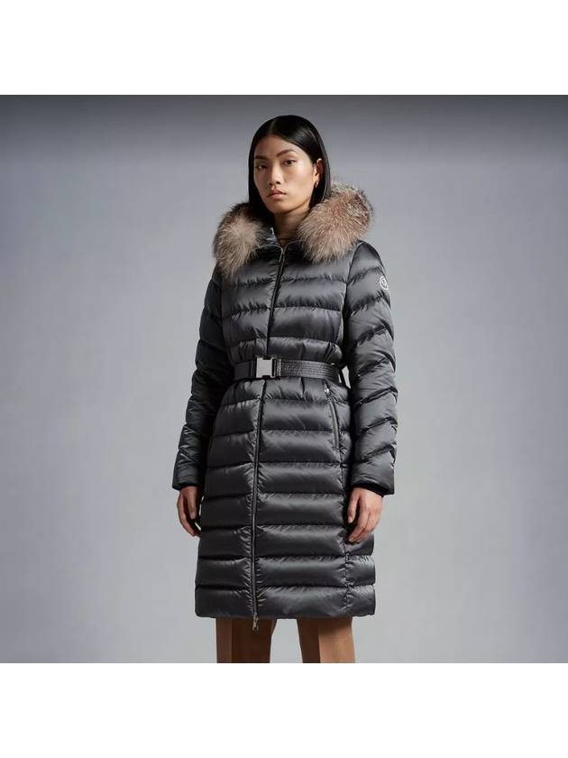 LEERSIE long down jacket dark gray H2 093 1C00066 59685 - MONCLER - BALAAN 2