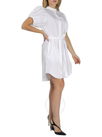 Stella McCartney White Organic Cotton-poplin Anastasia Shirt Dress, Brand Size 44 (US Size 10) - STELLA MCCARTNEY - BALAAN 2