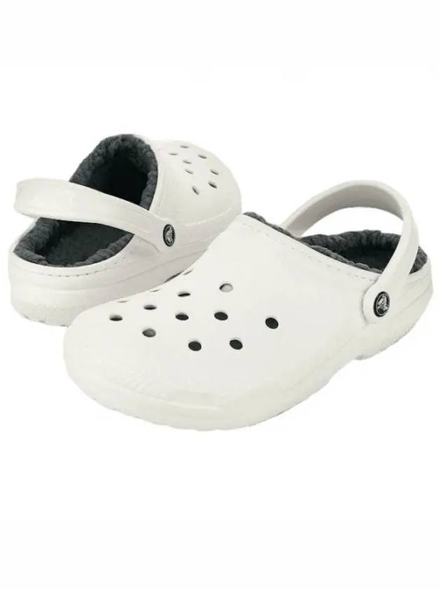 Classic Lined Clog Sandals White - CROCS - BALAAN 2