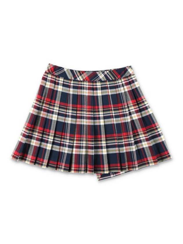 Girls Junior Check Wrap Skirt MX0079MX028 MX854 BPG - MAX & CO. - BALAAN 2