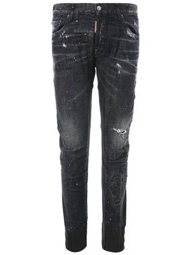 D Squared Burning in Love Wash Biker Jeans 270058 - DSQUARED2 - BALAAN 1