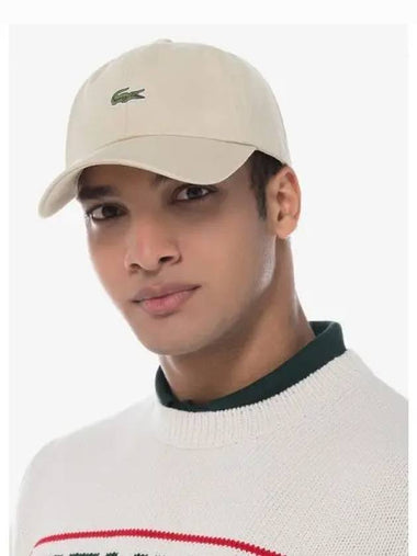 Basic baseball cap made of cotton twill RK209E 54G IXQ Domestic product GQ2N24011147024 - LACOSTE - BALAAN 1