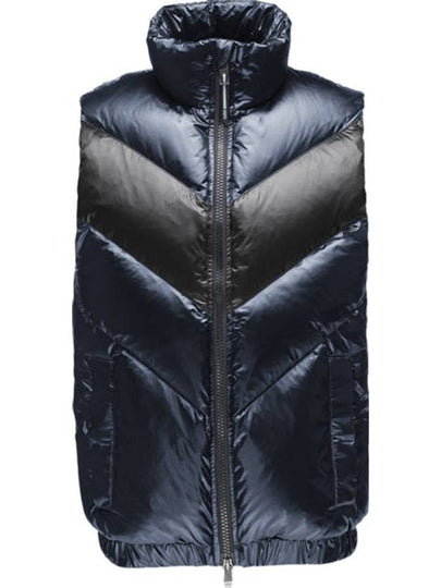 Kylo Chevron Quilted Vest Navy Black - NOBIS - BALAAN 2