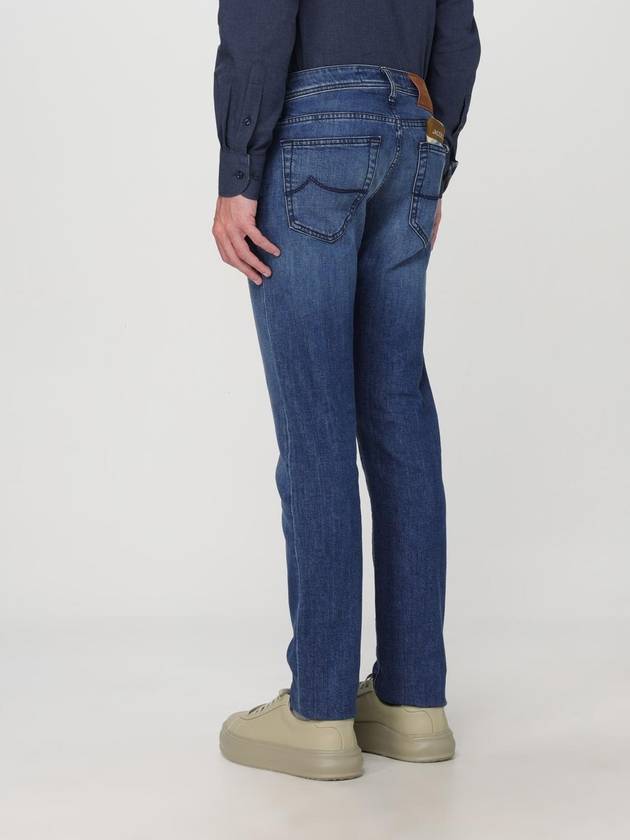 Jeans Jacob Cohen in denim di cotone con pochette - JACOB COHEN - BALAAN 2