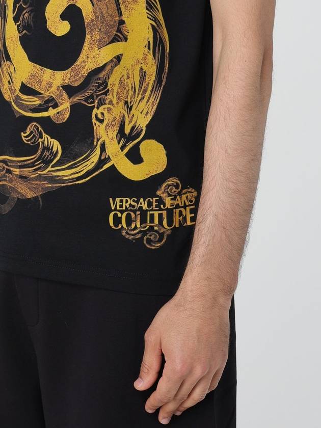 T-shirt Versace Jeans Couture in cotone con stampa - VERSACE - BALAAN 3