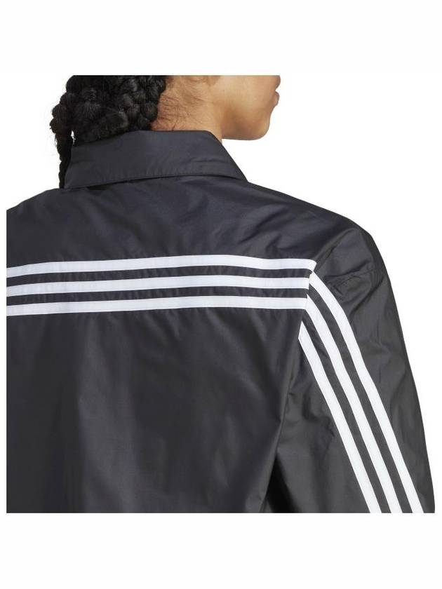 Adidas Future Icon 3S Woven Windbreaker Black - ADIDAS - BALAAN 6