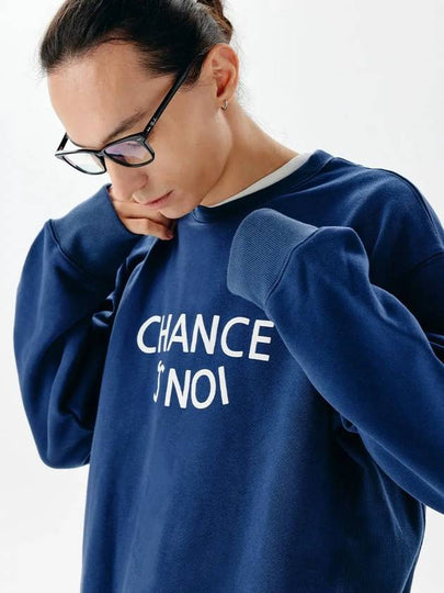 Unisex CHMTM Snowy Sweatshirt Navy - CHANCE'S NOI - BALAAN 2