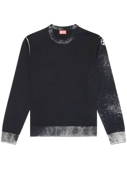 K Larence B Knit Top Black - DIESEL - BALAAN 2