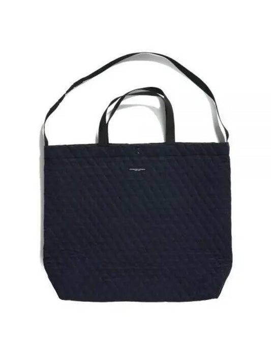 Carry All Tote Dk Navy CP Quilted Corduroy 23F1H015 NQ377 SD019 Bag - ENGINEERED GARMENTS - BALAAN 1