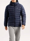 Cerium Logo Hooded Padding Navy - ARC'TERYX - BALAAN 3