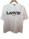 TS0005 J260 01 Logo embroidery short sleeve tshirt white - LANVIN - BALAAN 2