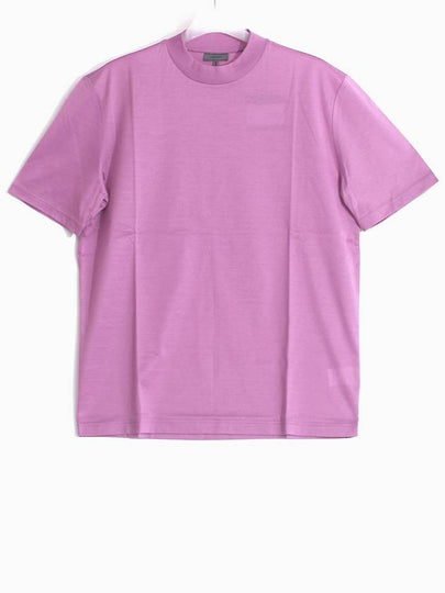 Round Neck Oversized Short Sleeve T-shirt Pink - LANVIN - BALAAN 2