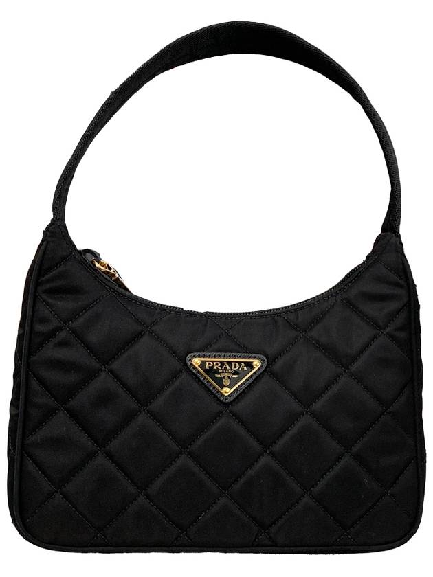 Nylon Quilted Hobo Tote Bag Black - PRADA - BALAAN 2