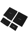 Leather Zipper Classic Fragment Card Wallet Black - SAINT LAURENT - BALAAN 4