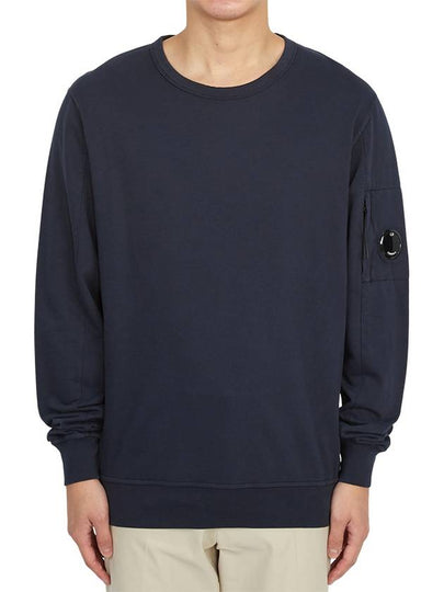 Light Fleece Sweatshirt Navy - CP COMPANY - BALAAN 2