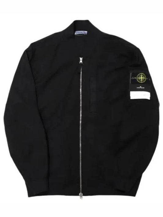 Cupro Cotton Badge Bomber Jacket Men - STONE ISLAND - BALAAN 1