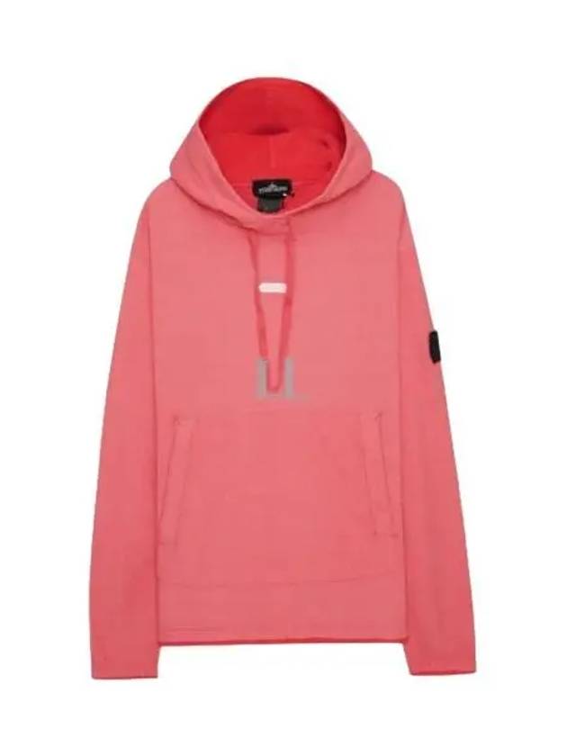 Shadow Project Graphic Hoodie Pink - STONE ISLAND - BALAAN 2