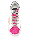 Superstar Glitter Low Top Sneakers Black Pink White - GOLDEN GOOSE - BALAAN 5